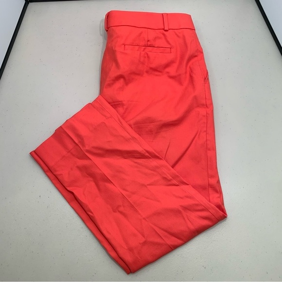 Banana Republic Pants - Banana Republic Women Size 10 Orange Salmon Ankle Pants Retro Boho